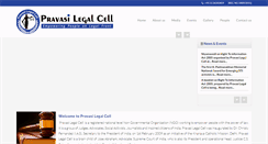 Desktop Screenshot of pravasilegalcell.org